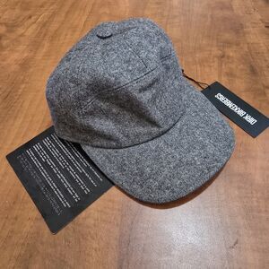 NEW Dirk Bikkembergs Mens Wool Blend Adjustable Band Capello Hat Baseball Cap M